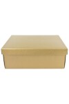 Caja+tapa 34x25x12 cm. SKIN ORO