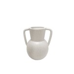 FLORERO CERAMICA 14x11x15CM ANFORA BLANCO FLORERO CERAMICA 14x11x15CM ANFORA BLANCO