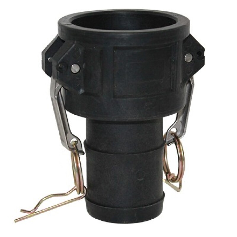 Acople rapido camlock espiga con grampa 1"