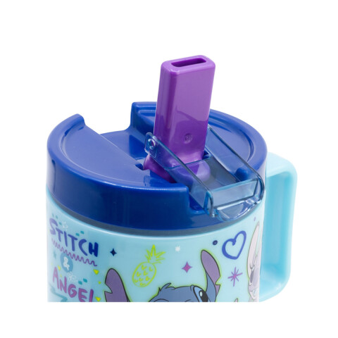 Vaso plástico con pico Cool infantil de plástico Stitch 530 ml U