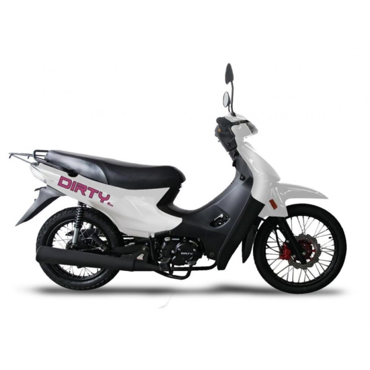 Moto Dirty St 110cc Pollerita - Blanco 