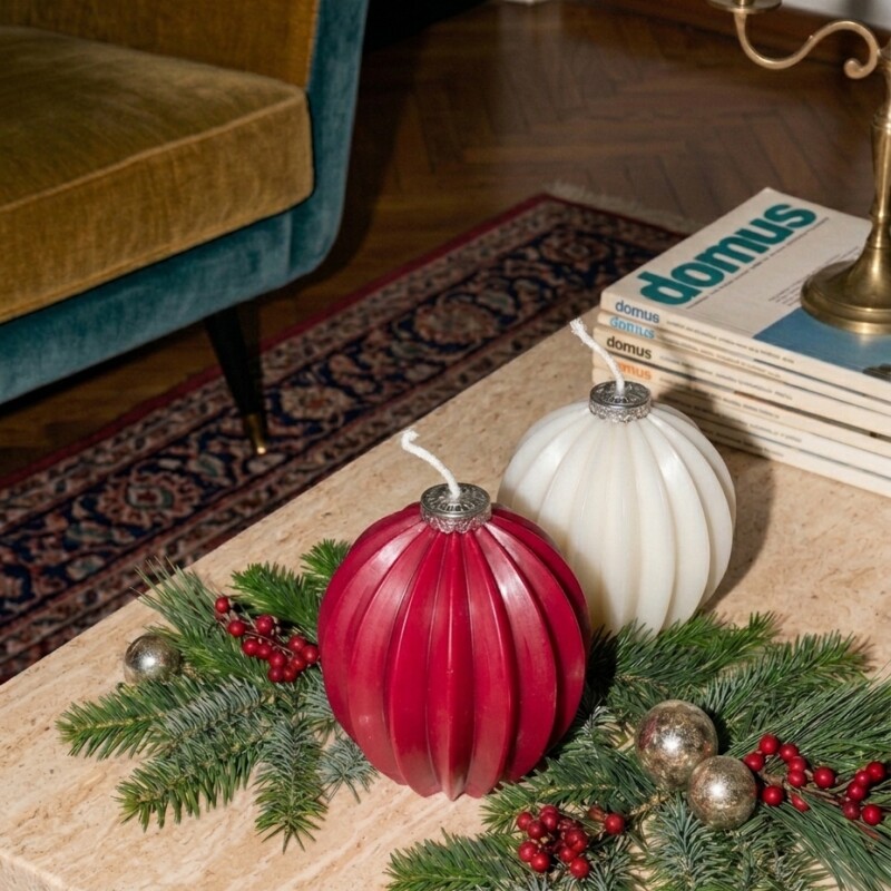 Vela chirimbolo de navidad Blanco