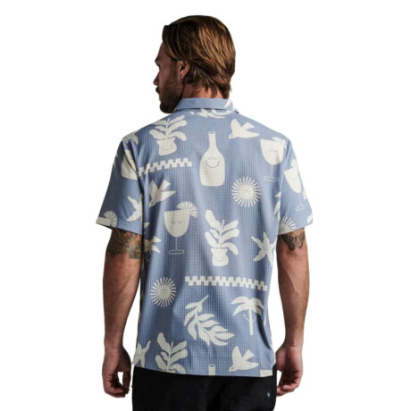Camisa Roark Bless Up Celeste