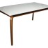 Mesa Comedor ComboHome Petra Premium 160x90 Cm Madera Vidrio Marrón 1