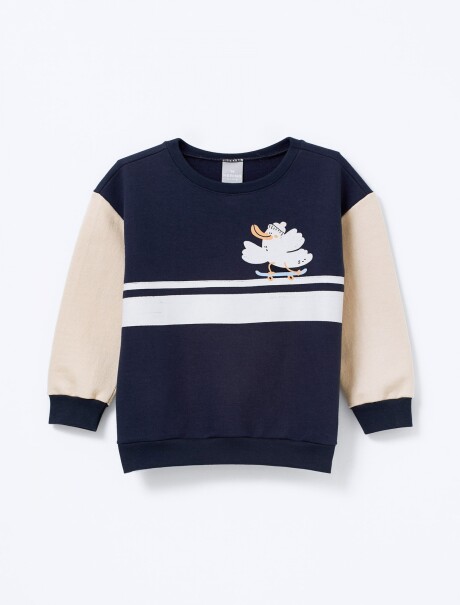 CONJUNTO INFANTIL ESTAMPADO AZUL