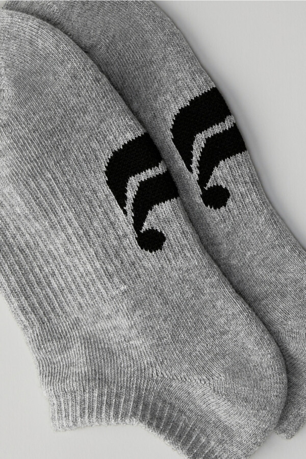 Medias The Everyday Ankle Sock Unisex Classic Grey Heather