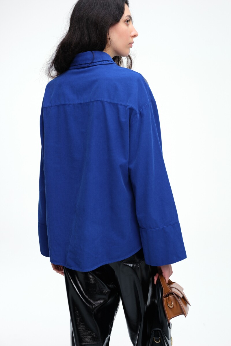 CAMISA AMPLIA Azul