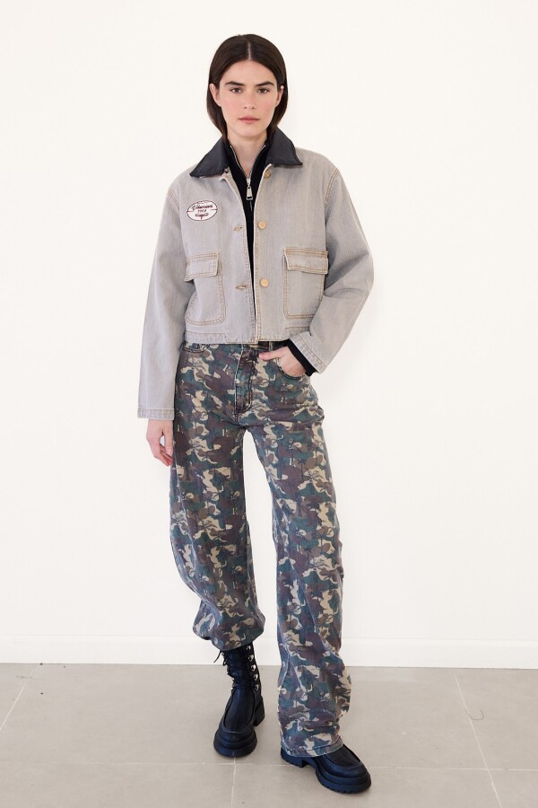 Jean Barrel camuflado Jean Barrel camuflado