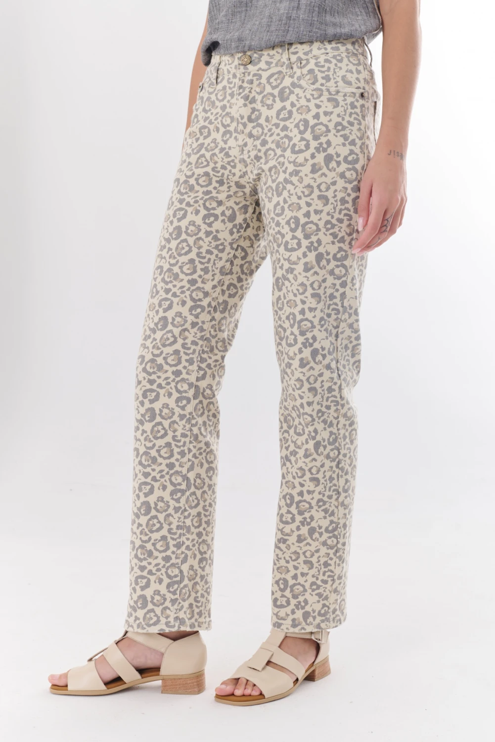 PANTALON COTTON ANIMAL natural 2