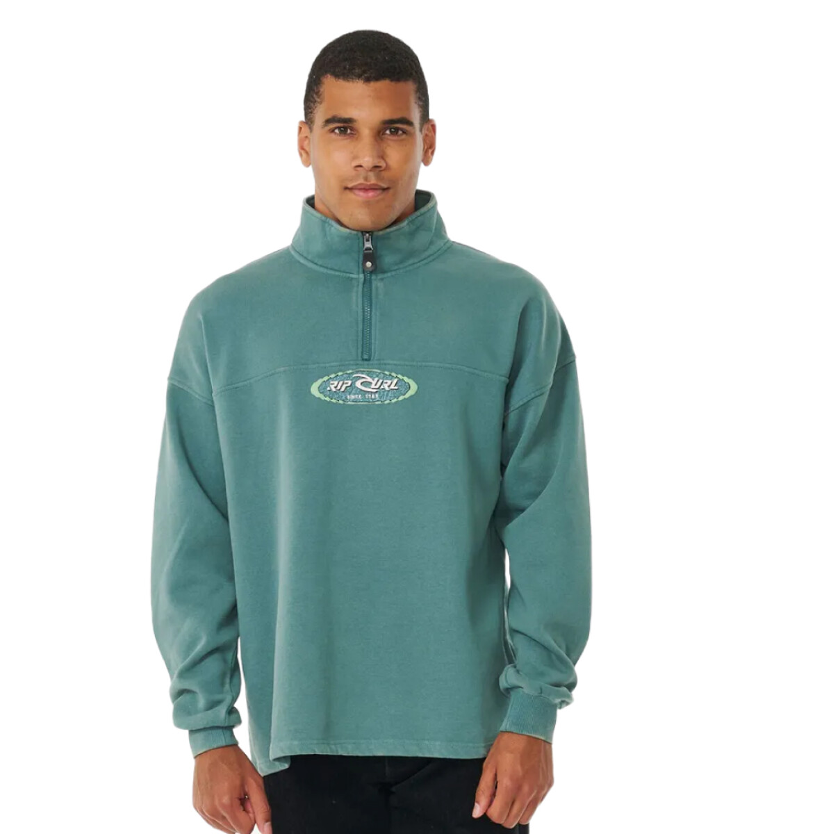 Buzo Rip Curl Fader Oval 1/4 Zip Crew 