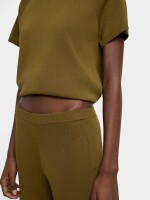 Jersey De Punto De Manga Corta verde