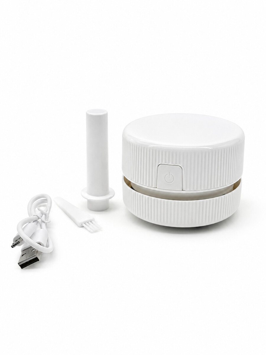 MINIASPIRADORA USB PARA ESCRITORIO - BLANCO 