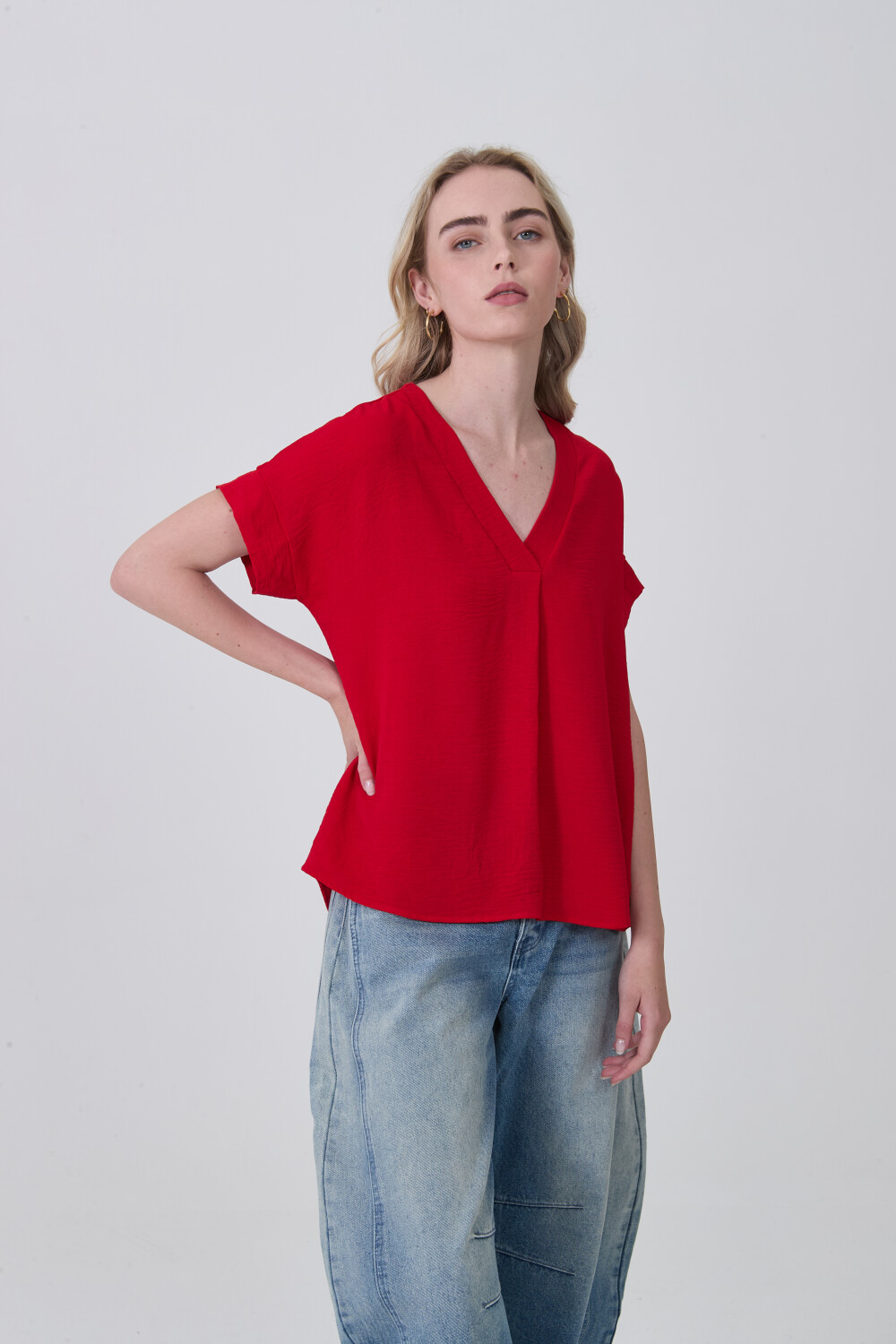Blusa Renia Cereza