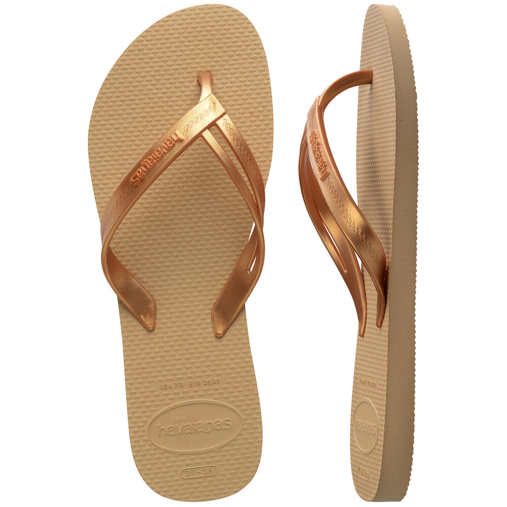 Sandalias Havaianas Elegance Mujer Dorado