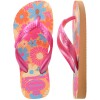 Ojotas Havaianas Kids Flores Rosado