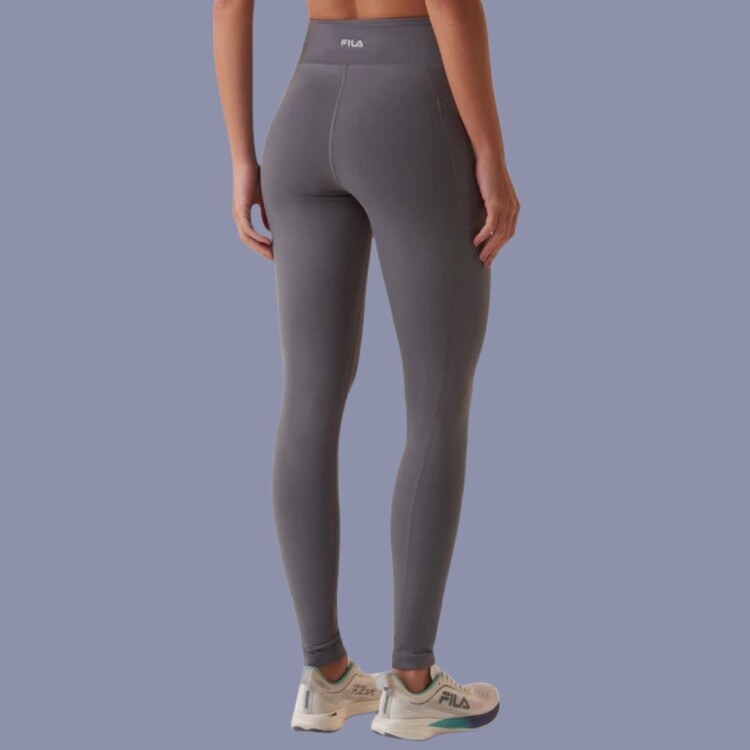 CALZA TIRO ALTO CON BOLSILLOS SUPLEX POLIAMIDA POCKET FILA GRIS