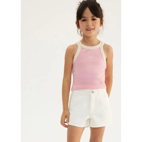 BLUSA SM FEM ROSA CLARO