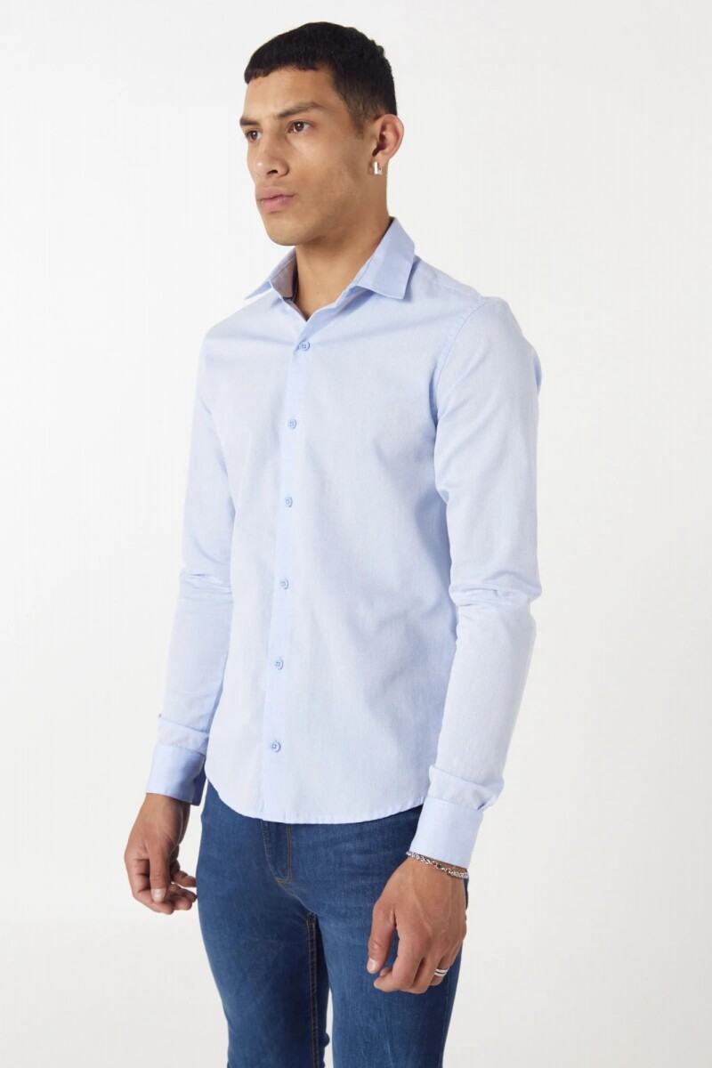 Camisa Ml Argelia Celeste 