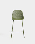 Taburete exterior Quinby verde 65 cm