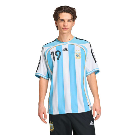 Remera Argentina Camiseta Oficial Camiseta 2006 ''Messi'' de Hombre Blanco