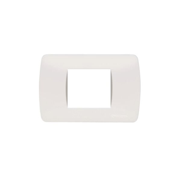 Plaqueta p/1 módulo doble blanco - Loft C56947