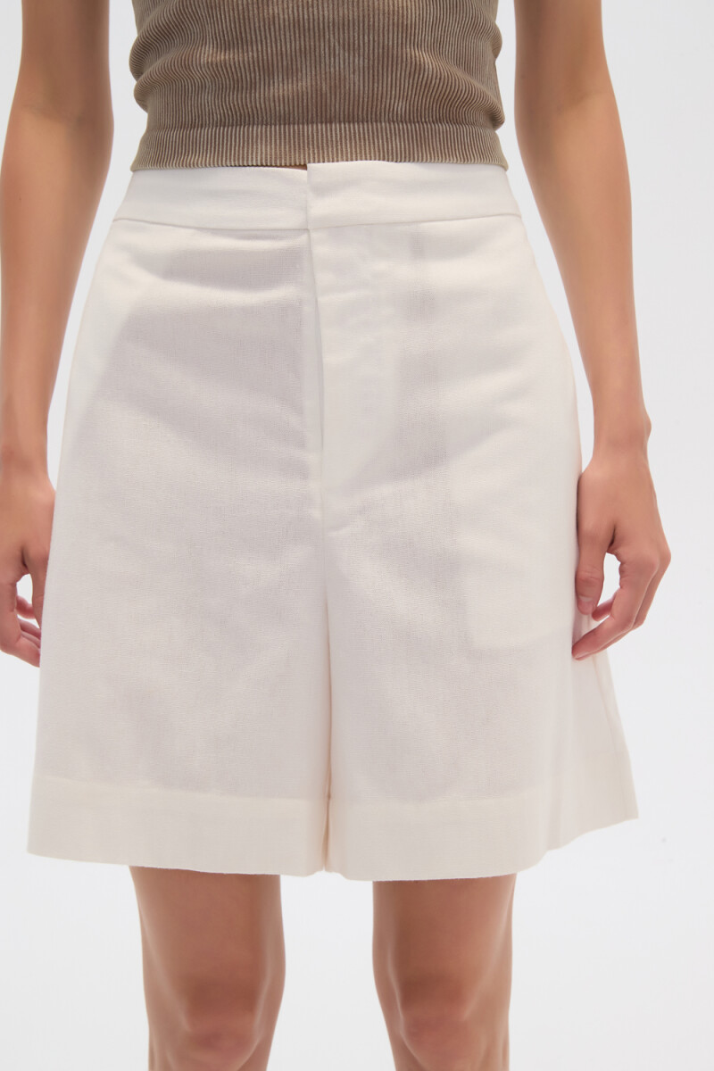 Short Munnat - Marfil / Off White 