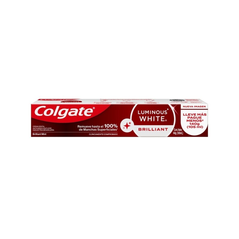 COLGATE WHITE LUMINOUS 140G Colgate White Luminous 140g