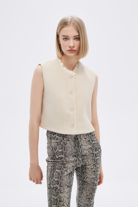 Chaleco Freshy Beige Claro