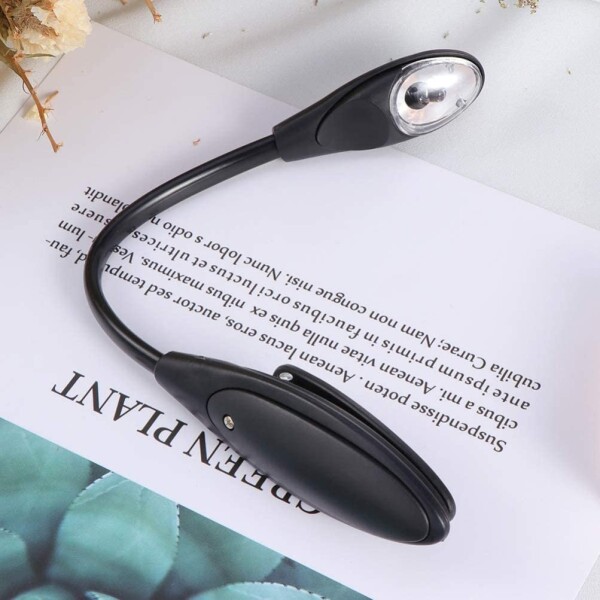 Lampara Led Nocturna Flexible Para Lectura Calidad Gtia Variante Color Negro Gris