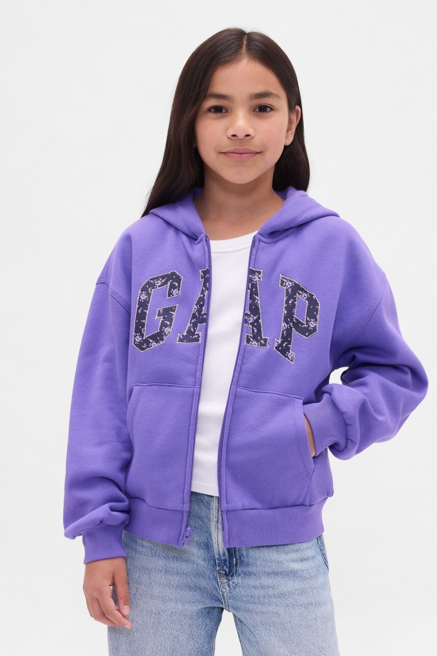 Canguro Con Cierre Niña Blue Iris 2