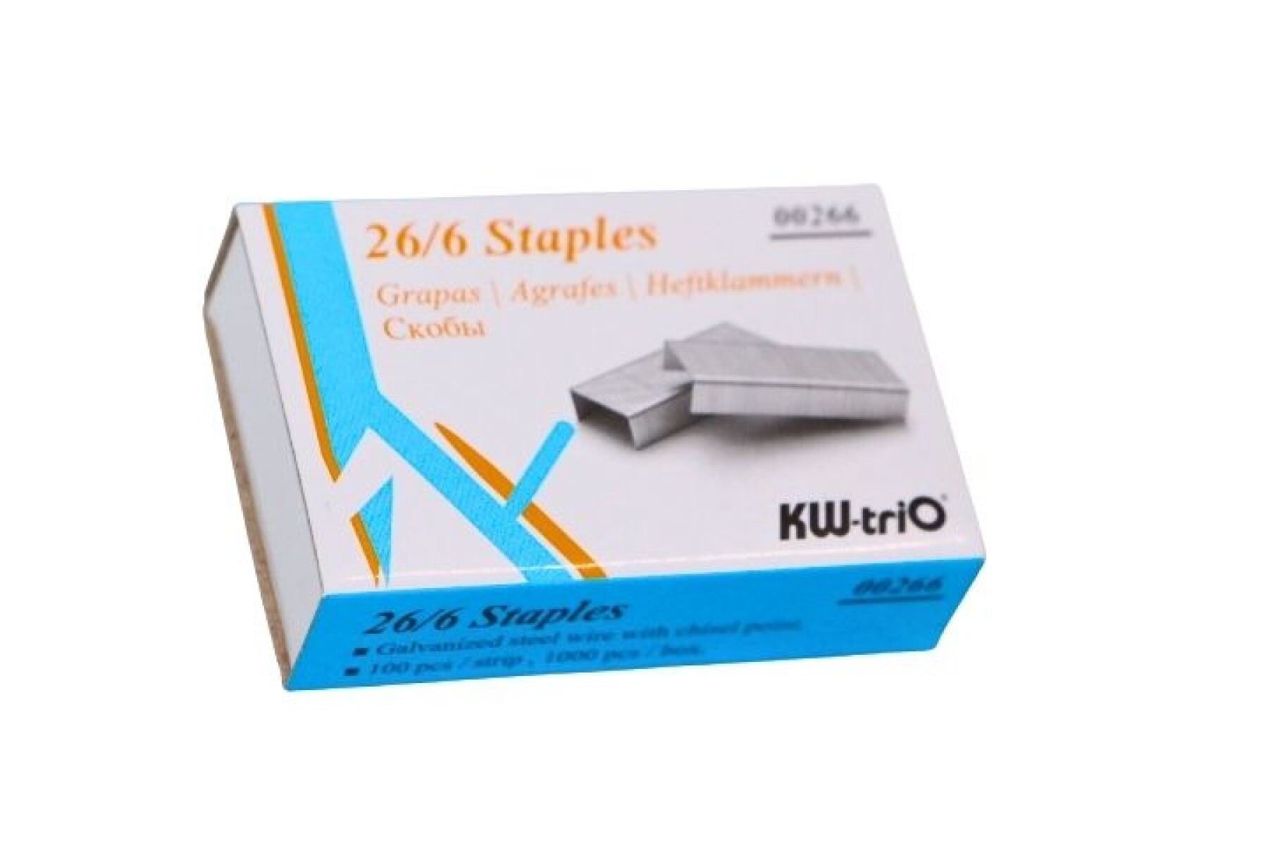 BROCHE KW-TRIO 26/6 X 1000 UNIDADES 