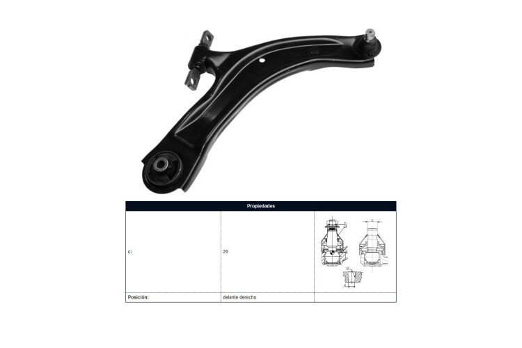 Parilla De Suspension Delantera Renault Koleos 09-15 Der Parilla De Suspension Delantera Renault Koleos 09-15 Der