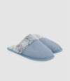 Pantufla men 25 Azul