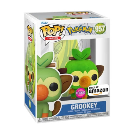 PREVENTA - Grookey • Pokémon [Exclusivo - Flocked] - 957 PREVENTA - Grookey • Pokémon [Exclusivo - Flocked] - 957