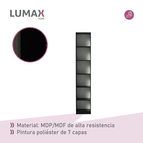 Biblioteca Estantería Lumax 6 Niveles Gris Biblioteca Estantería Lumax 6 Niveles Gris