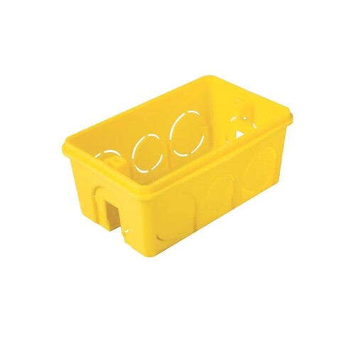 CAJA DE LLAVE ANTILLAMA COLOR AMARILLO 4x2 CAJA DE LLAVE ANTILLAMA COLOR AMARILLO 4x2