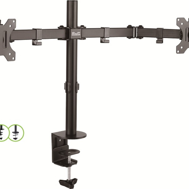 Klip Xtreme - Monitor mounting kit - Double 13"-32" Klip Xtreme - Monitor mounting kit - Double 13"-32"