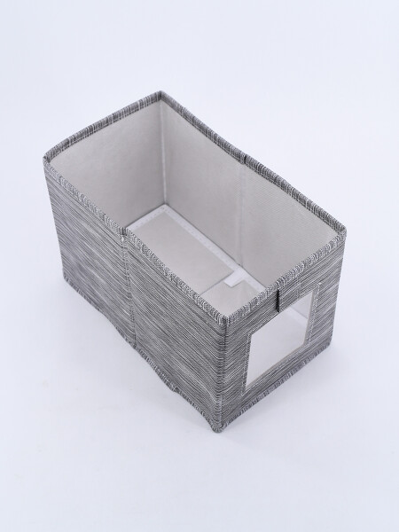 CAJA ORGANIZADORA CON VISOR GRIS