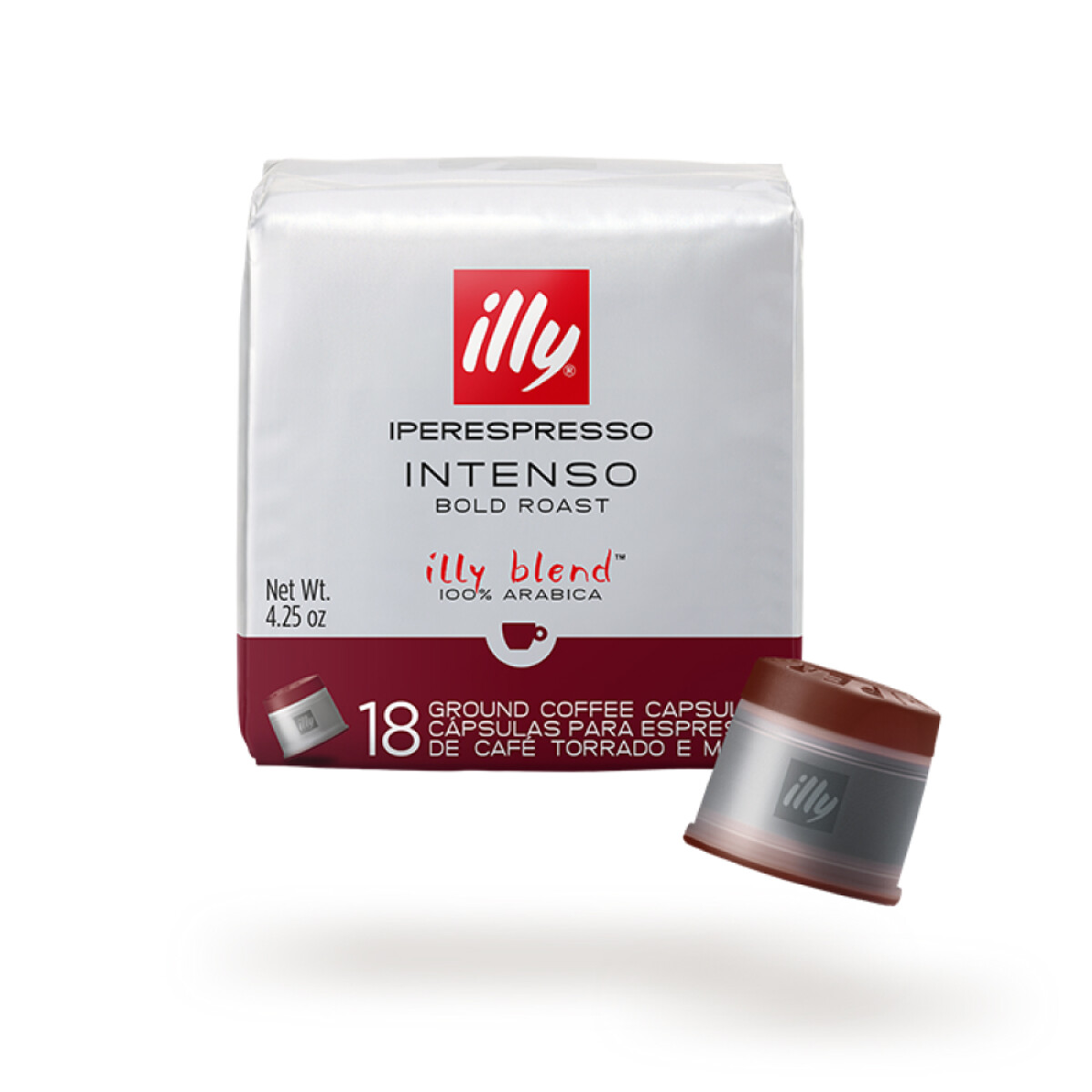 Cápsulas illy Iperespresso de tostado INTENSO: 18 cápsulas 
