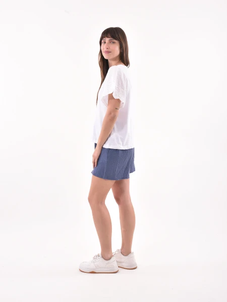 REMERA BUTTERFLY BLANCO