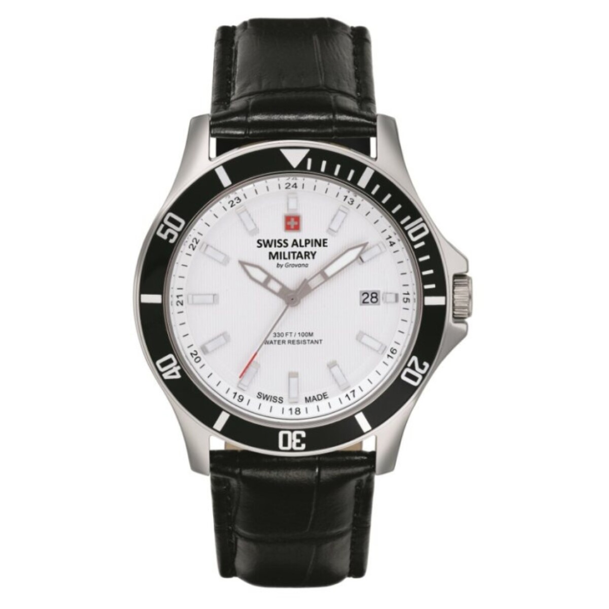 Reloj Swiss Alpine Military Challenger 7022.1532 Para Hombre Con Correa De Cuero 