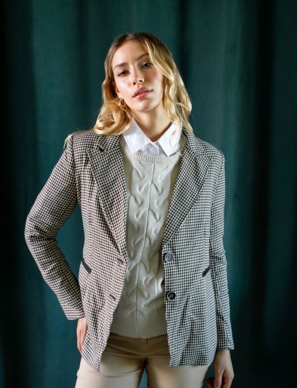 Blazer Gales NEGRO/BEIGE