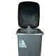 Tarro de residuos 40L con pedal GRIS