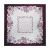 Mantel Atenas Dohler 78 x 78 cm 100% Algodón Arabesco Rojo