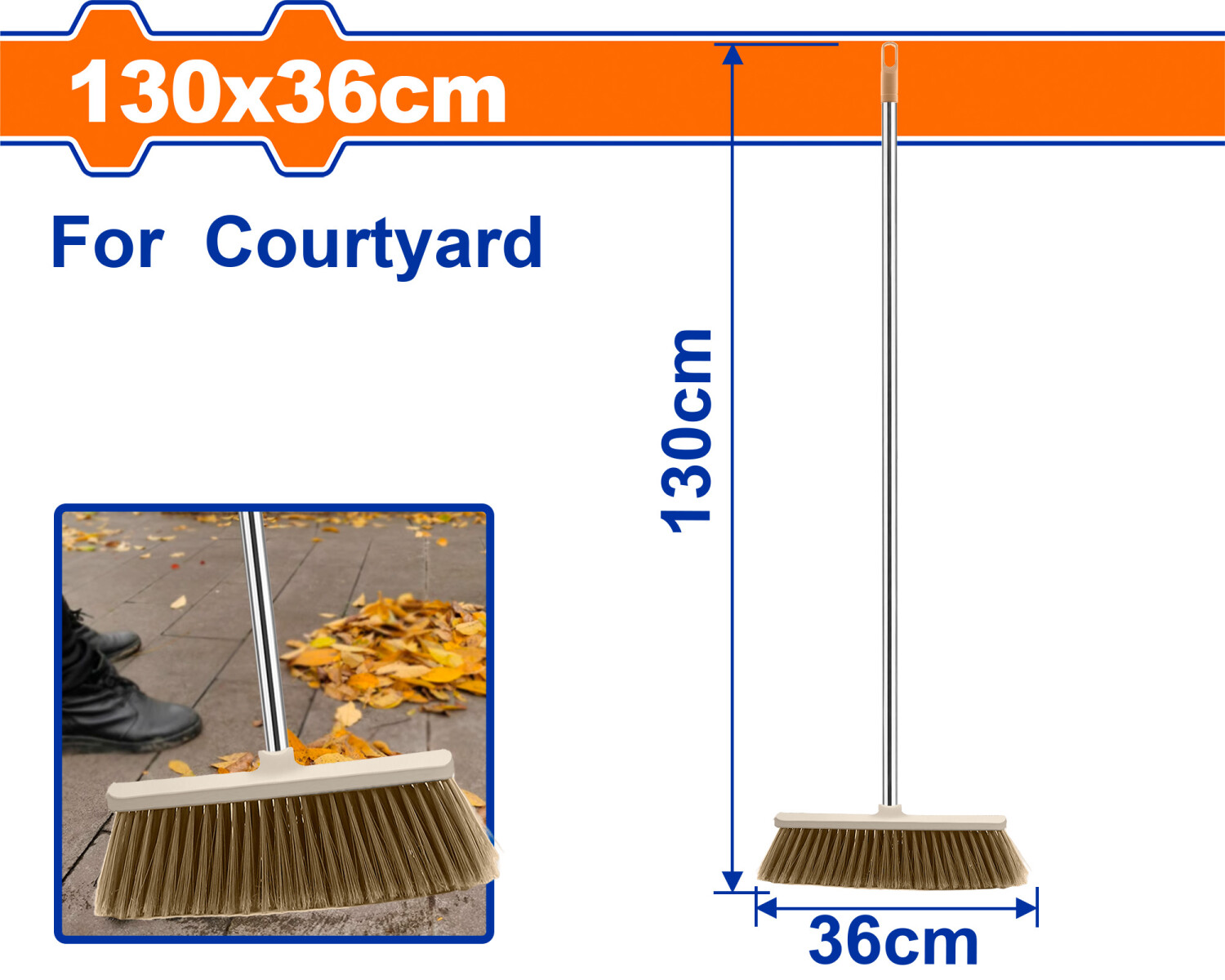 ESCOBA PARA PATIO WADFOW WMBH2107 
