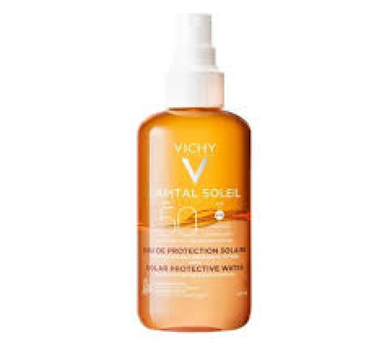 Vichy Capital Soleil SPF50 Agua Protectora 200 ml | Protección Solar Facial y Corporal