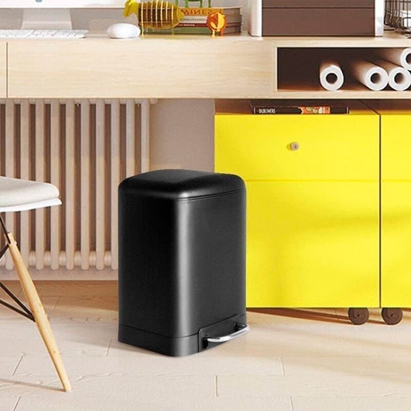Tacho cesto de basura acero inoxidable 12L negro Tacho cesto de basura acero inoxidable 12L negro