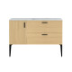 Mueble Altea MDF Color Madera Con Patas 120x50x82 GAMAS DE MARRON