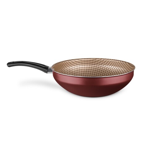 Wok de Aluminio Antiadherente Int/ext Ø28cm Flora Mta Cereza