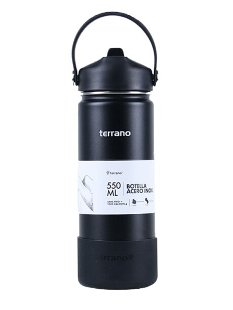 Botella Térmica con Pico 550mL. Negro